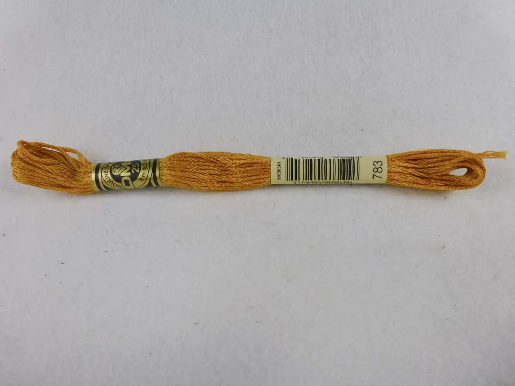 Dmc Floss 783 Medium Topaz 1