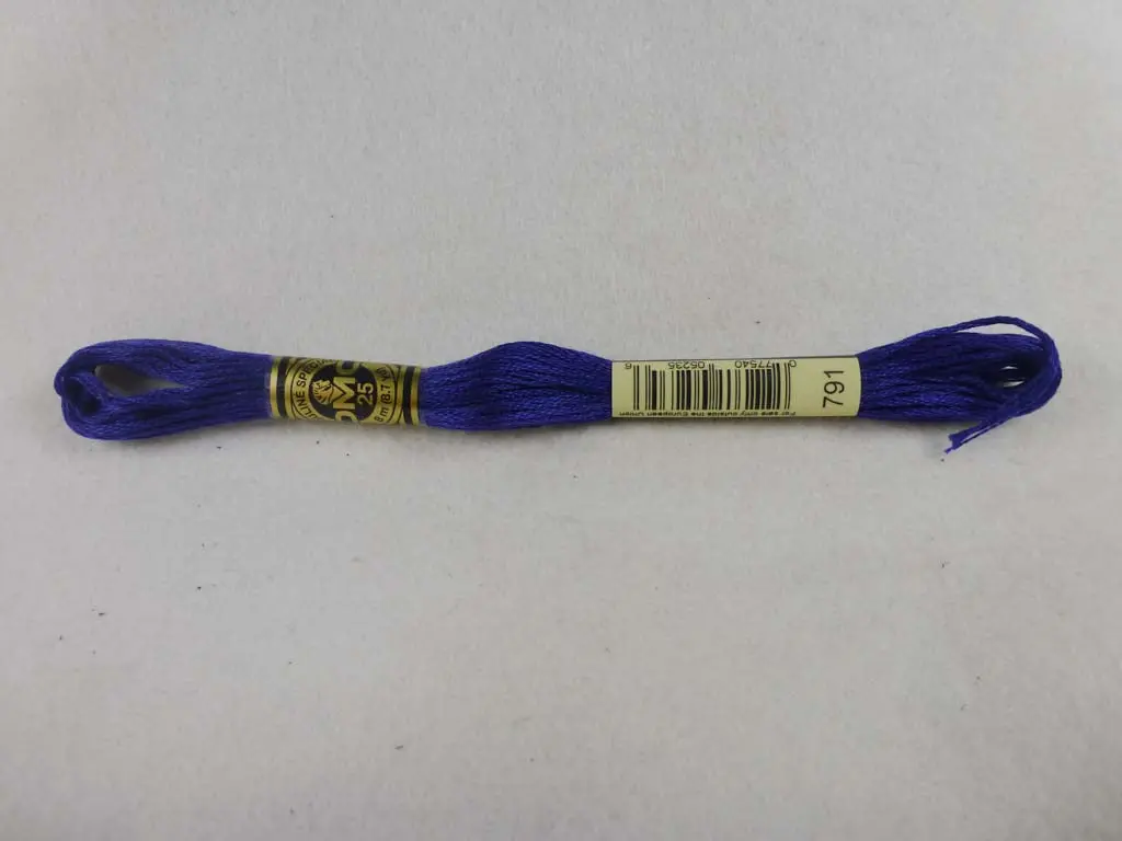 Dmc Floss 791 Very Dark Cornflower Blue 1