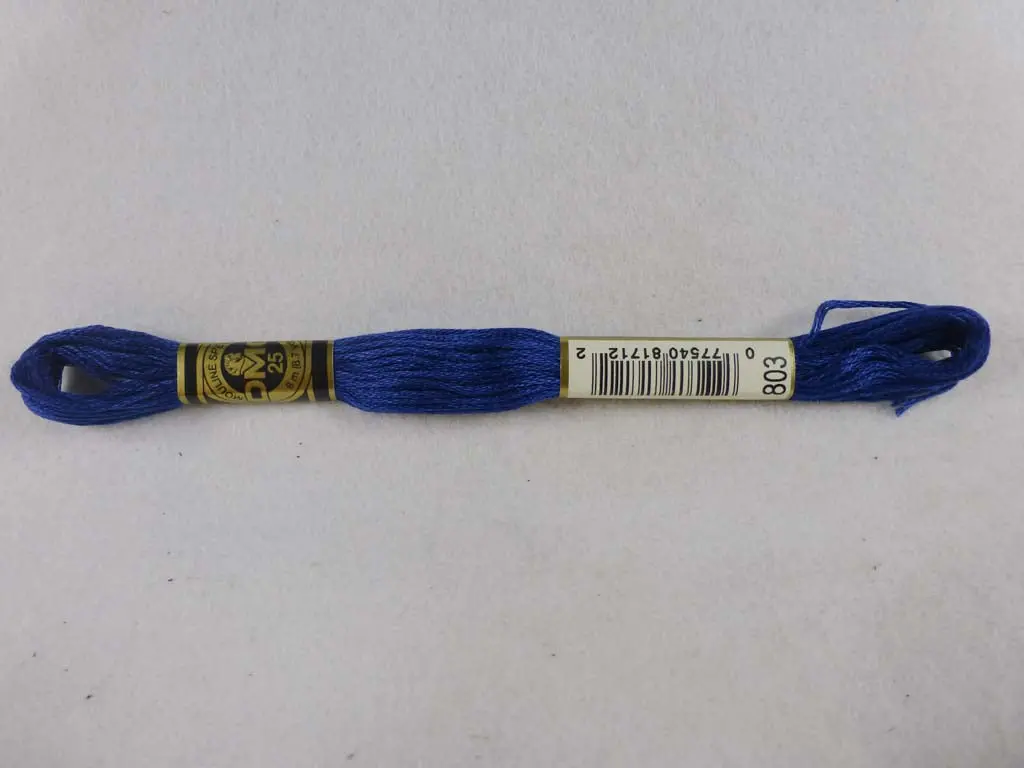 Dmc Floss 803 Ultra Very Dark Baby Blue 1