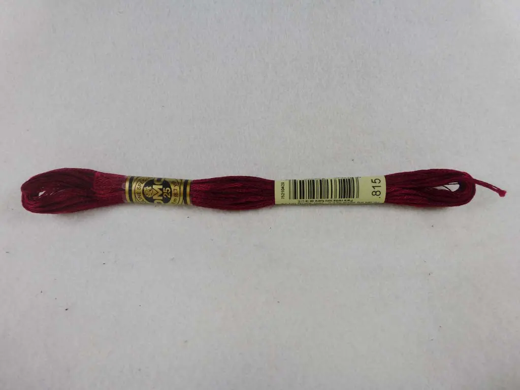 Dmc Floss 815 Medium Garnet 1