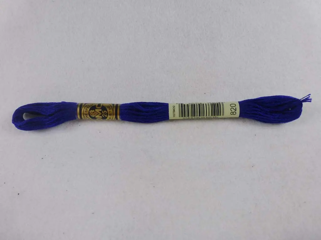 Dmc Floss 820 Very Dark Royal Blue 1