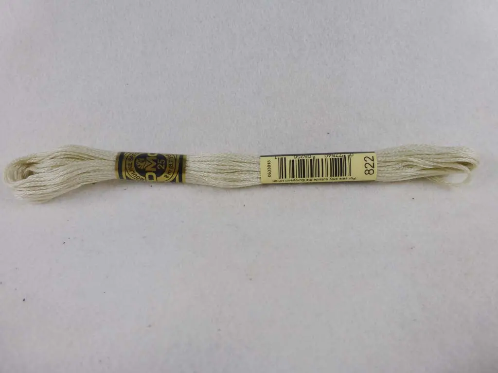 Dmc Floss 822 Light Beige Gray 1