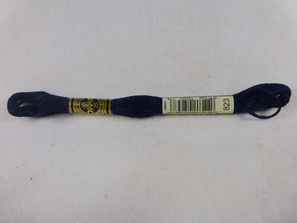 Dmc Floss 823 Dark Navy Blue 1