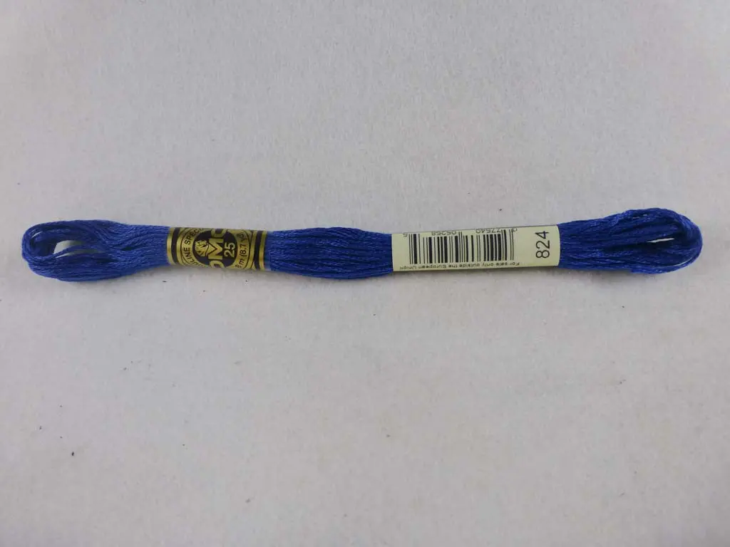 Dmc Floss 824 Very Dark Blue 1