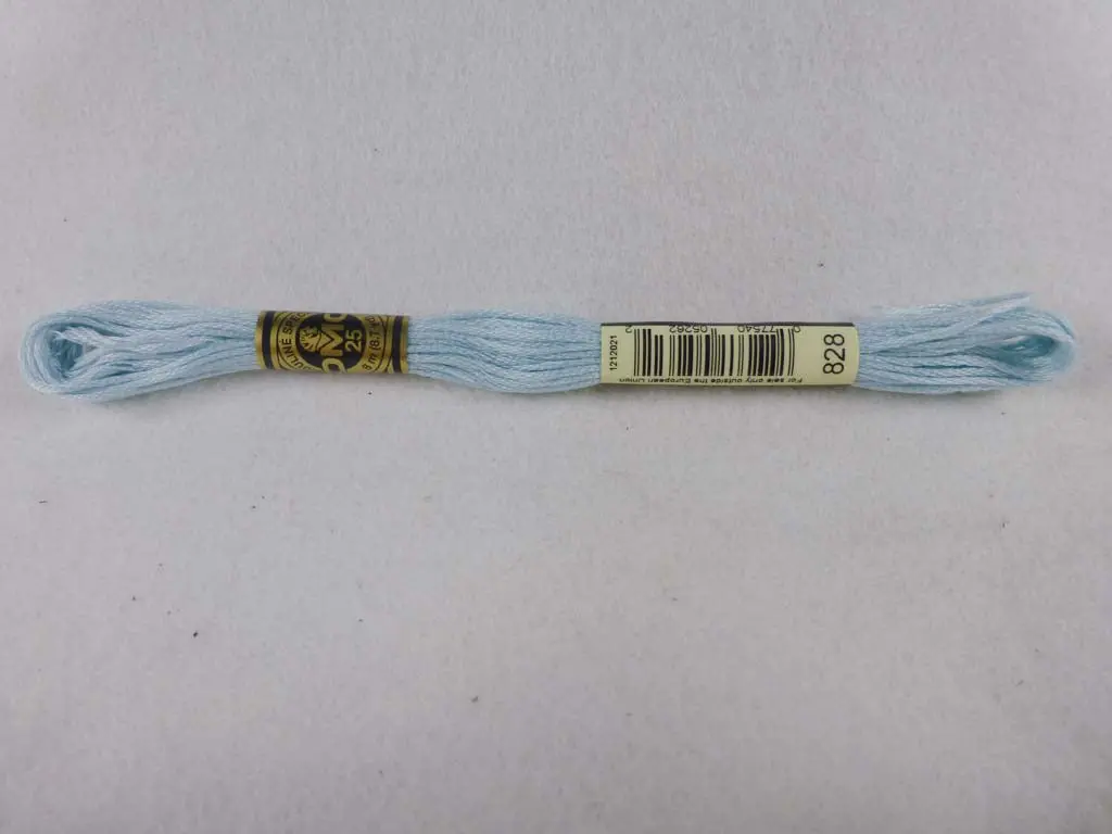 Dmc Floss 828 Ultra Very Very Light Blue 1