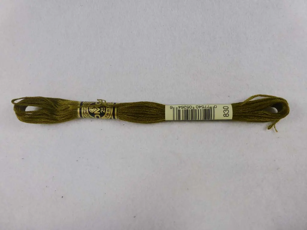Dmc Floss 830 Dark Golden Olive 1