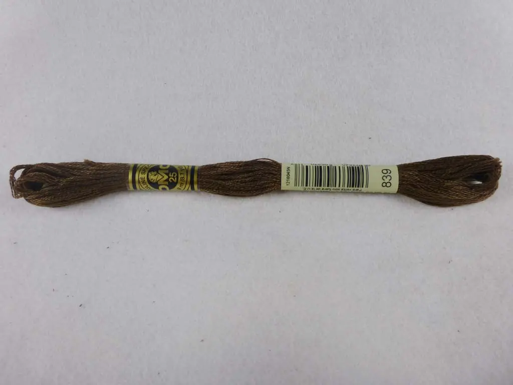 Dmc Floss 839 Dark Beige Brown 1