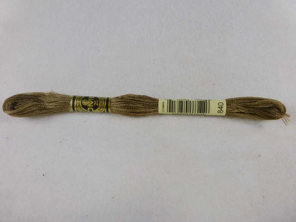 Dmc Floss 840 Medium Beige Brown 1