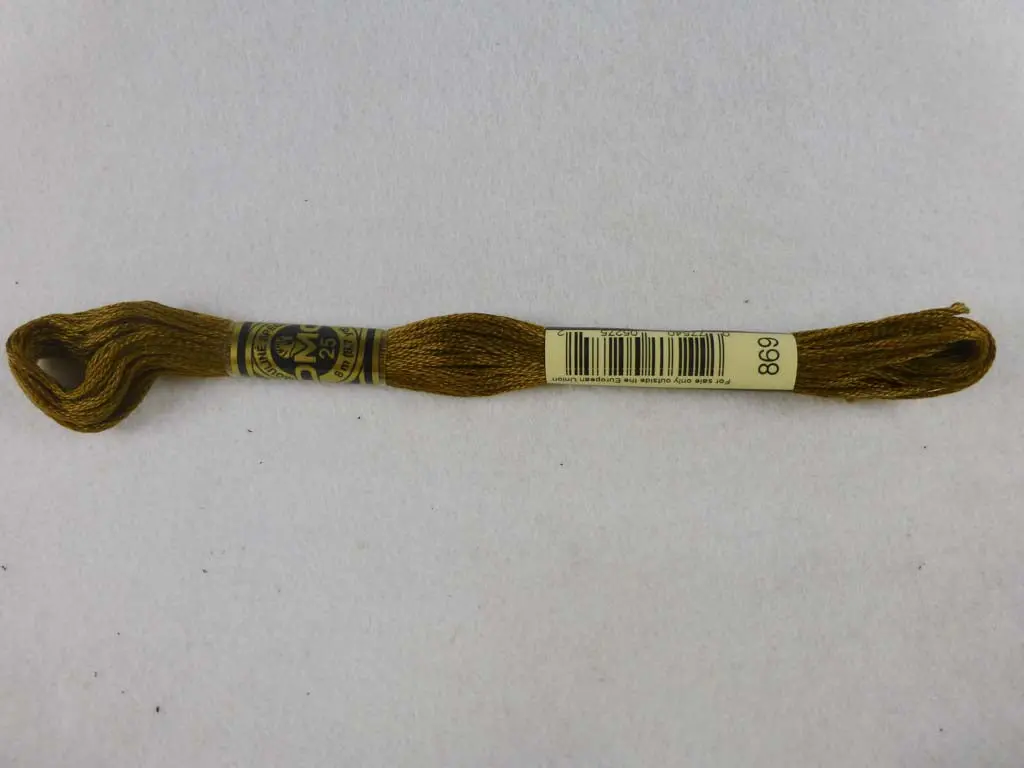 Dmc Floss 869 Very Dark Hazelnut Brown 1