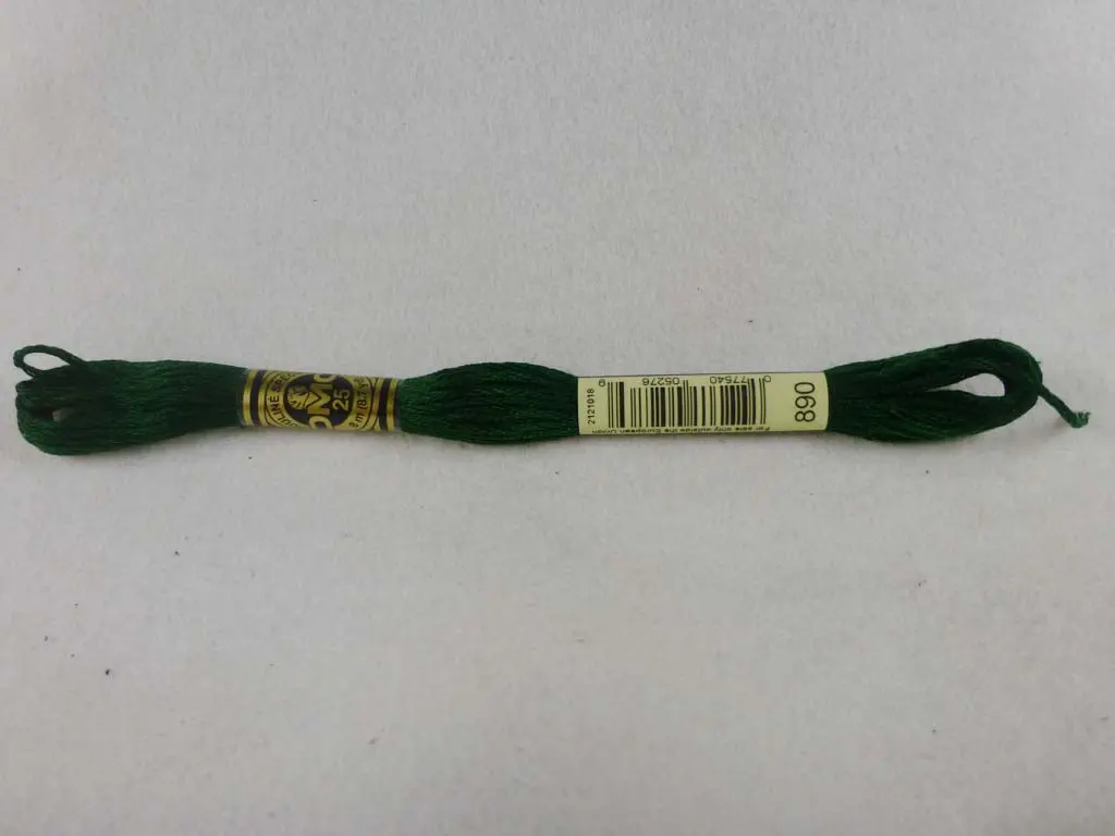 Dmc Floss 890 Ultra Dark Pistachio Green 1