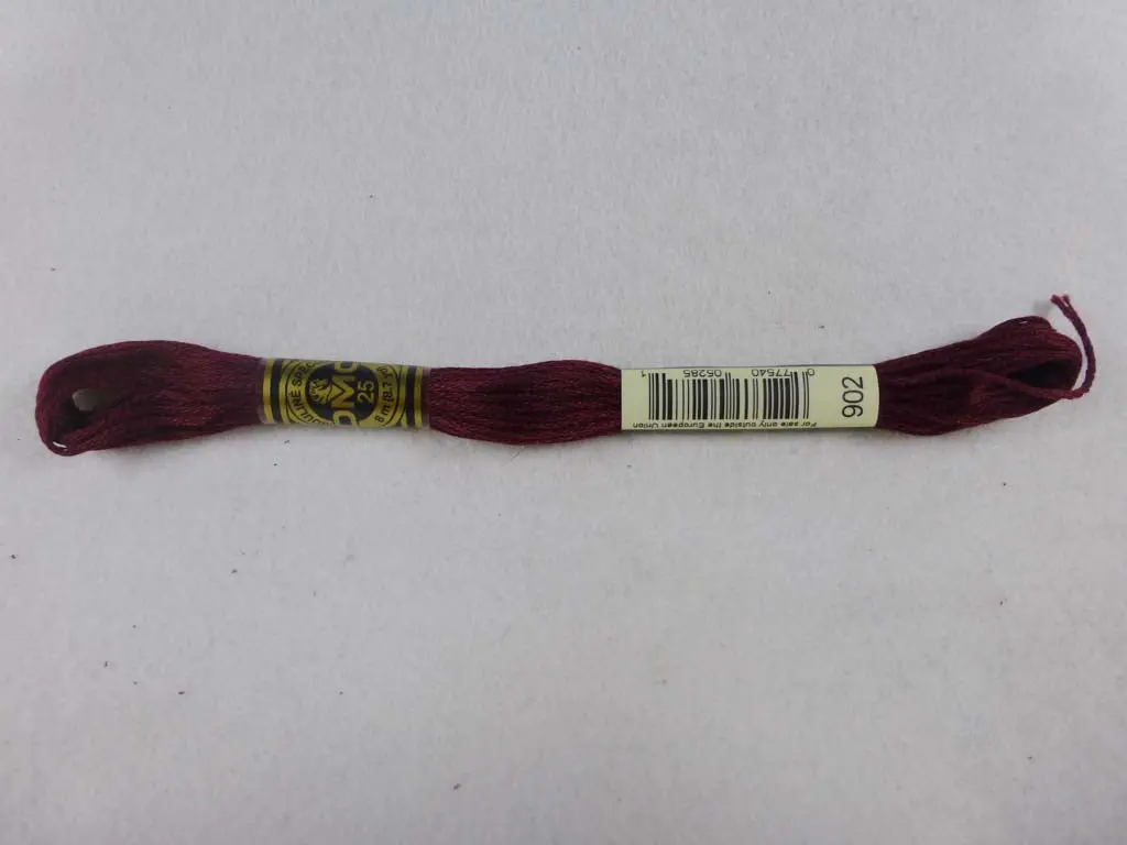 Dmc Floss 902 Very Dark Garnet 1