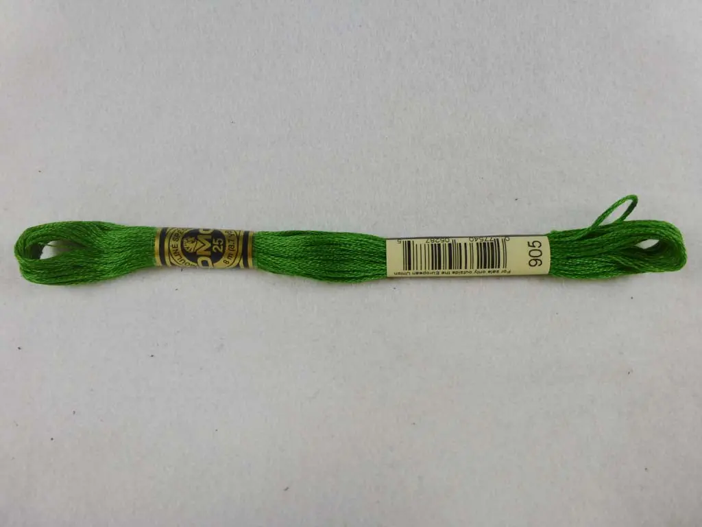 Dmc Floss 905 Dark Parrot Green 1