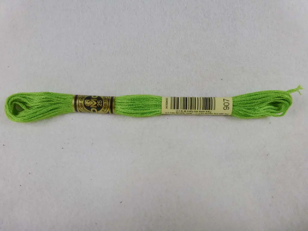 Dmc Floss 907 Light Parrot Green 1