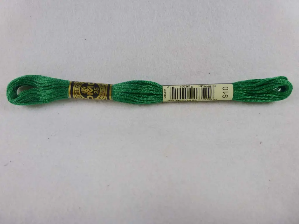 Dmc Floss 910 Dark Emerald Green 1