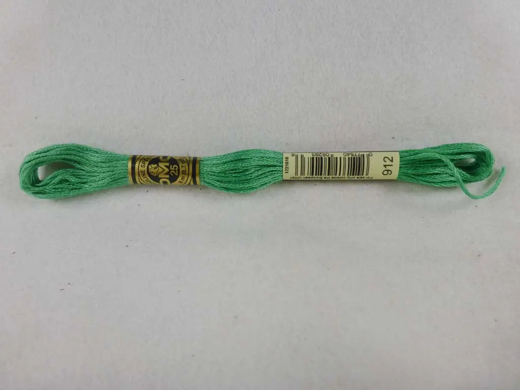 Dmc Floss 912 Light Emerald Green 1
