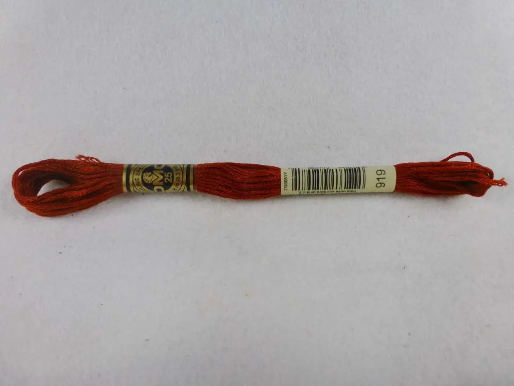 Dmc Floss 919 Red Copper 1