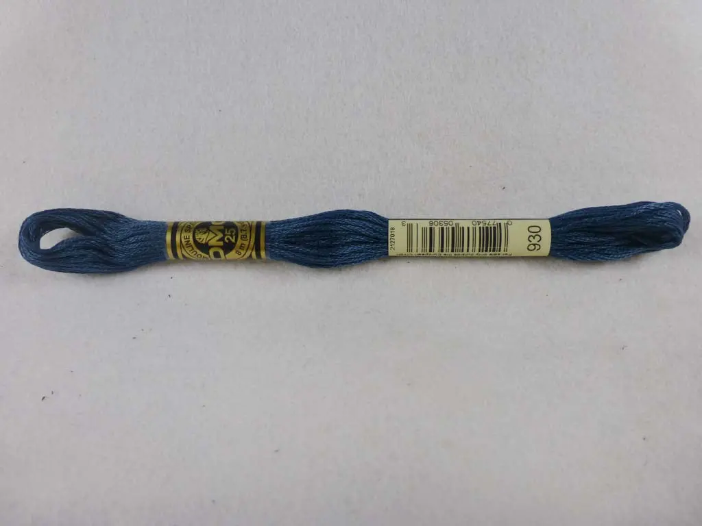 Dmc Floss 930 Dark Antique Blue 1