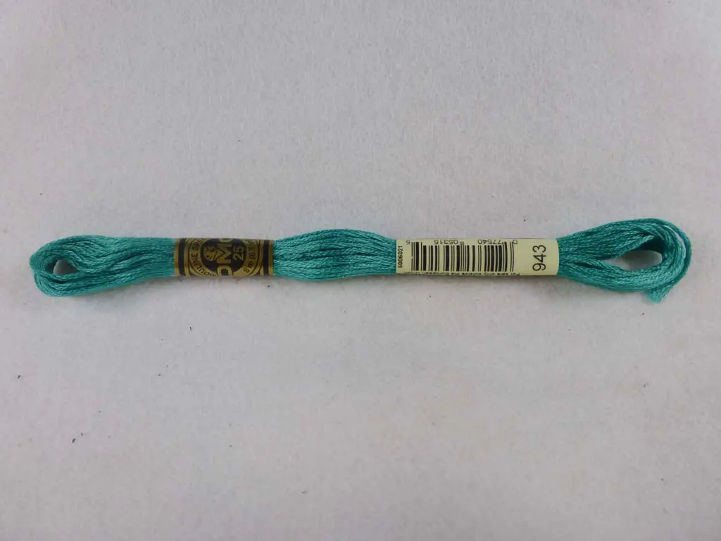 Dmc Floss 943 Medium Aquamarine 1