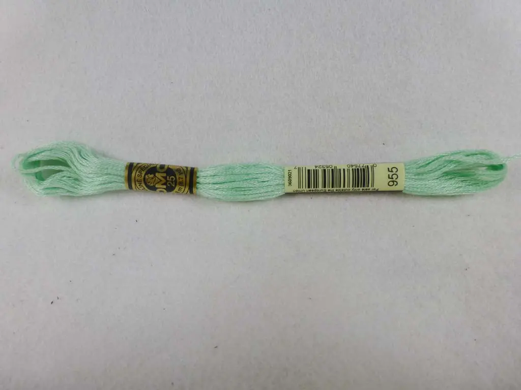 Dmc Floss 955 Light Nile Green 1
