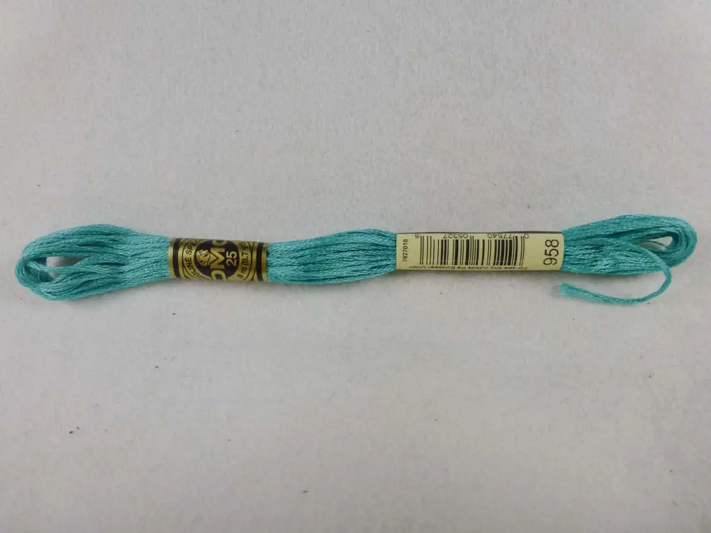 Dmc Floss 958 Dark Seagreen 1
