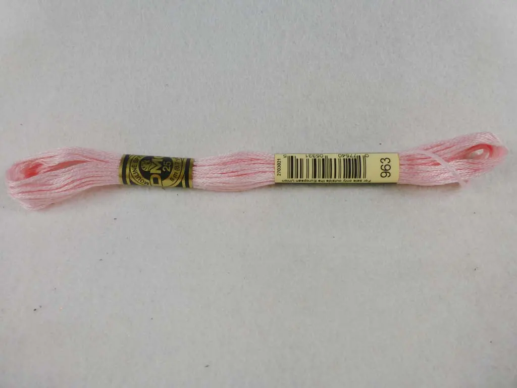 Dmc Floss 963 Ultra Very Light Dusty Rose 1