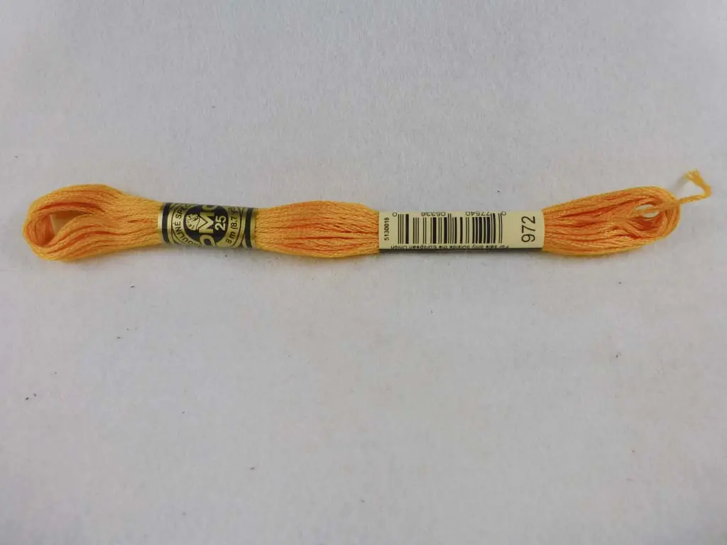 Dmc Floss 972 Deep Canary 1