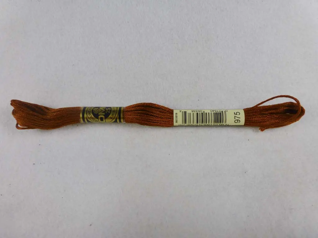 Dmc Floss 975 Dark Golden Brown 1