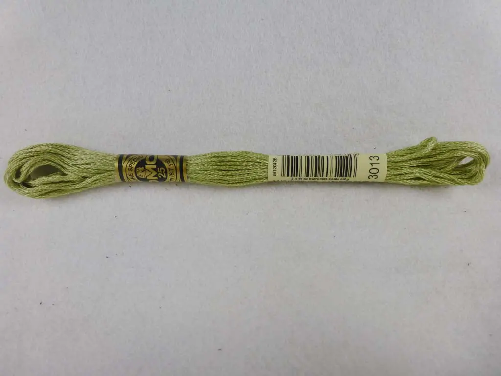 Dmc Floss 3013 Light Khaki Green 1