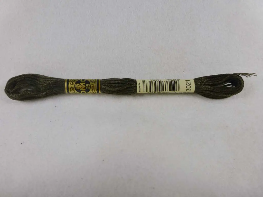 Dmc Floss 3021 Very Dark Brown Gray 1