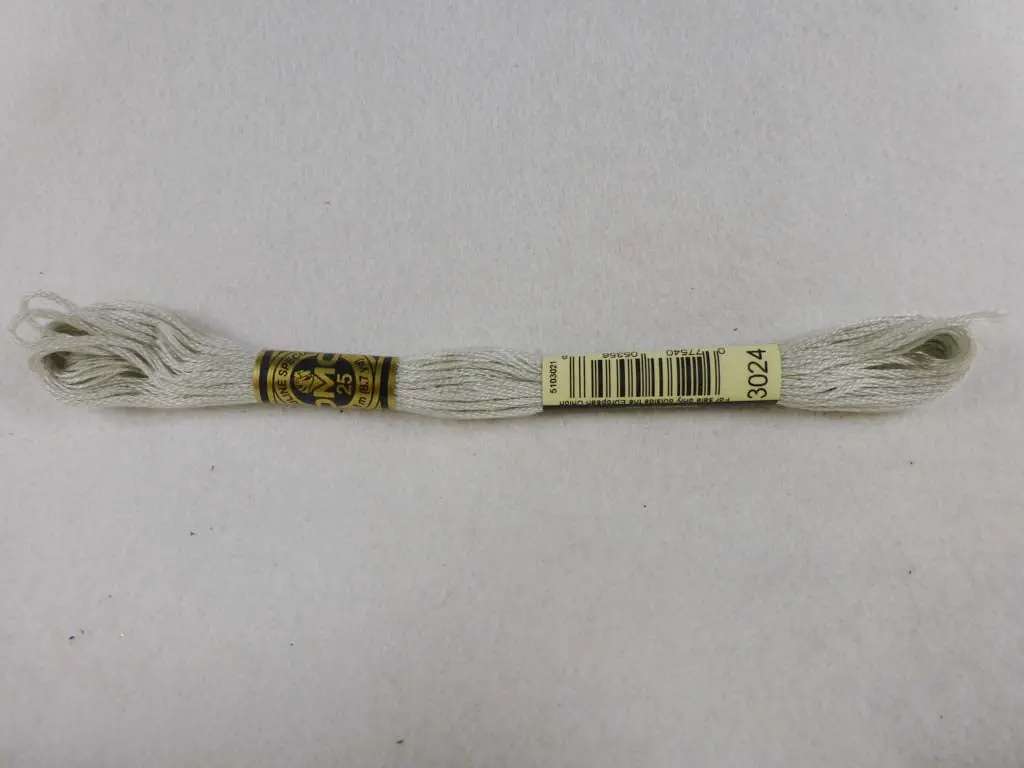 Dmc Floss 3024 Very Light Brown Gray 1