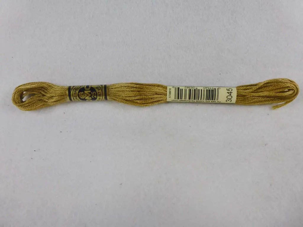 Dmc Floss 3045 Dark Yellow Beige 1