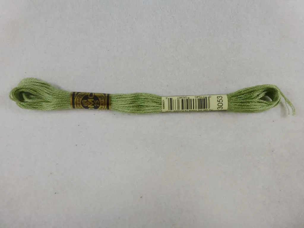 Dmc Floss 3053 Green Gray 1