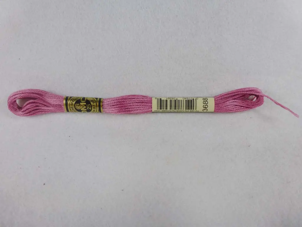 Dmc Floss 3688 Medium Mauve 1