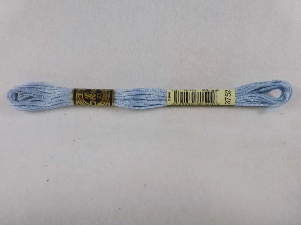 Dmc Floss 3752 Very Light Antique Blue 1