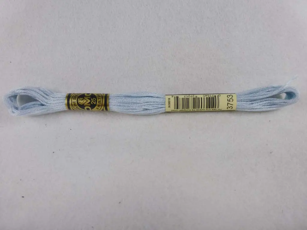 Dmc Floss 3753 Ultra Very Light Antique Blue 1