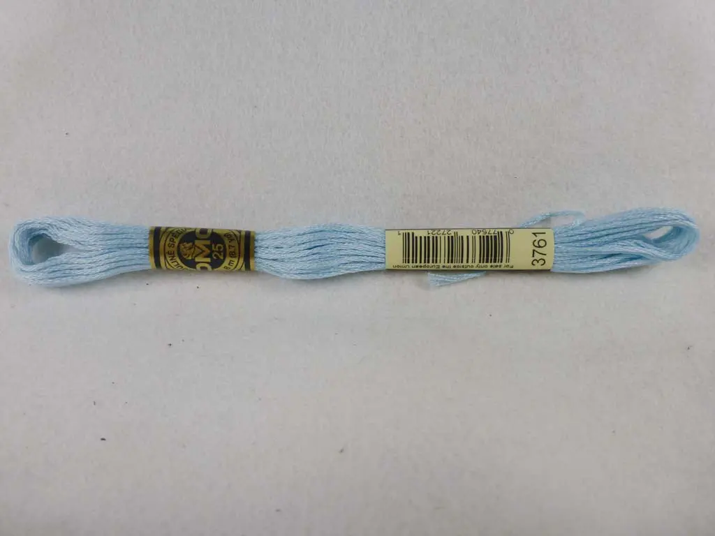Dmc Floss 3761 Light Sky Blue 1