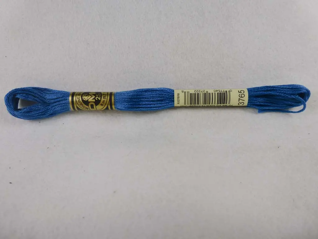 Dmc Floss 3765 Very Dark Peacock Blue 1
