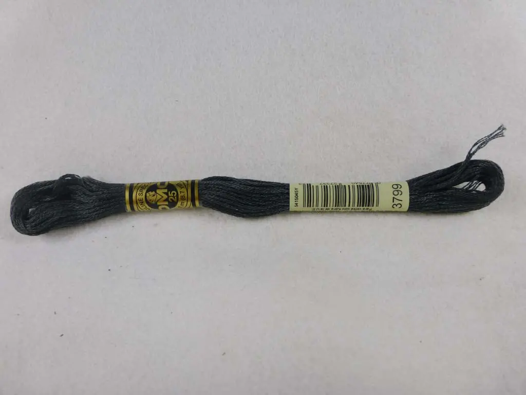 Dmc Floss 3799 Very Dark Pewter Gray 1