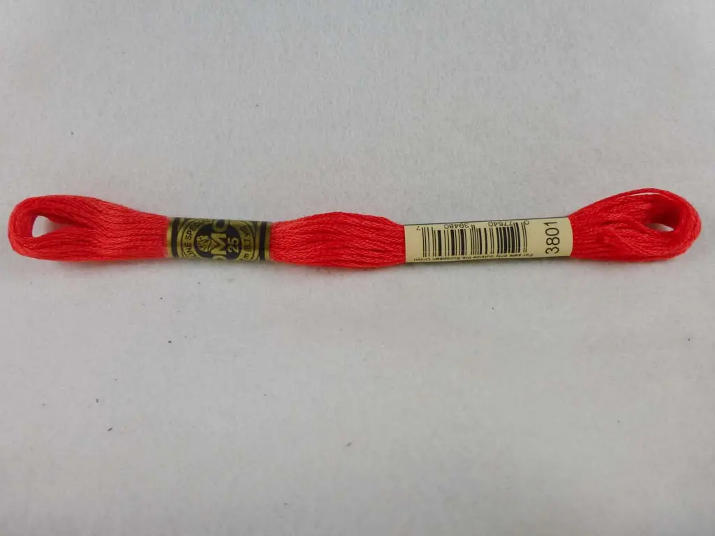 Dmc Floss 3801 Very Dark Melon 1