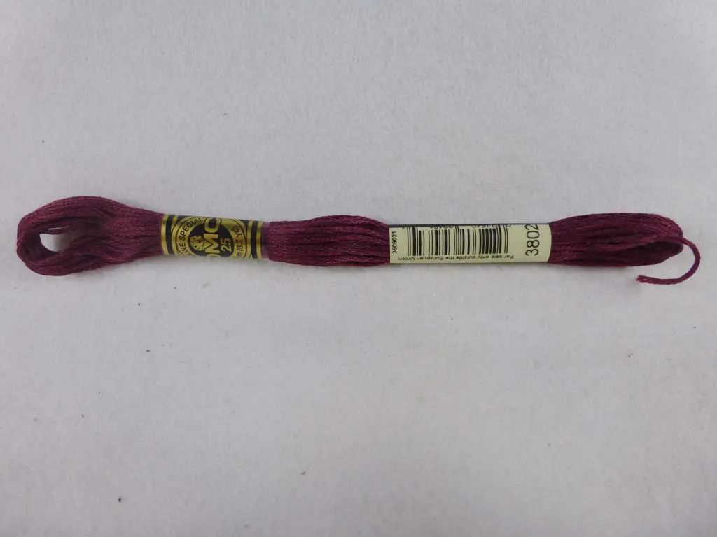 Dmc Floss 3802 Very Dark Antique Mauve 1