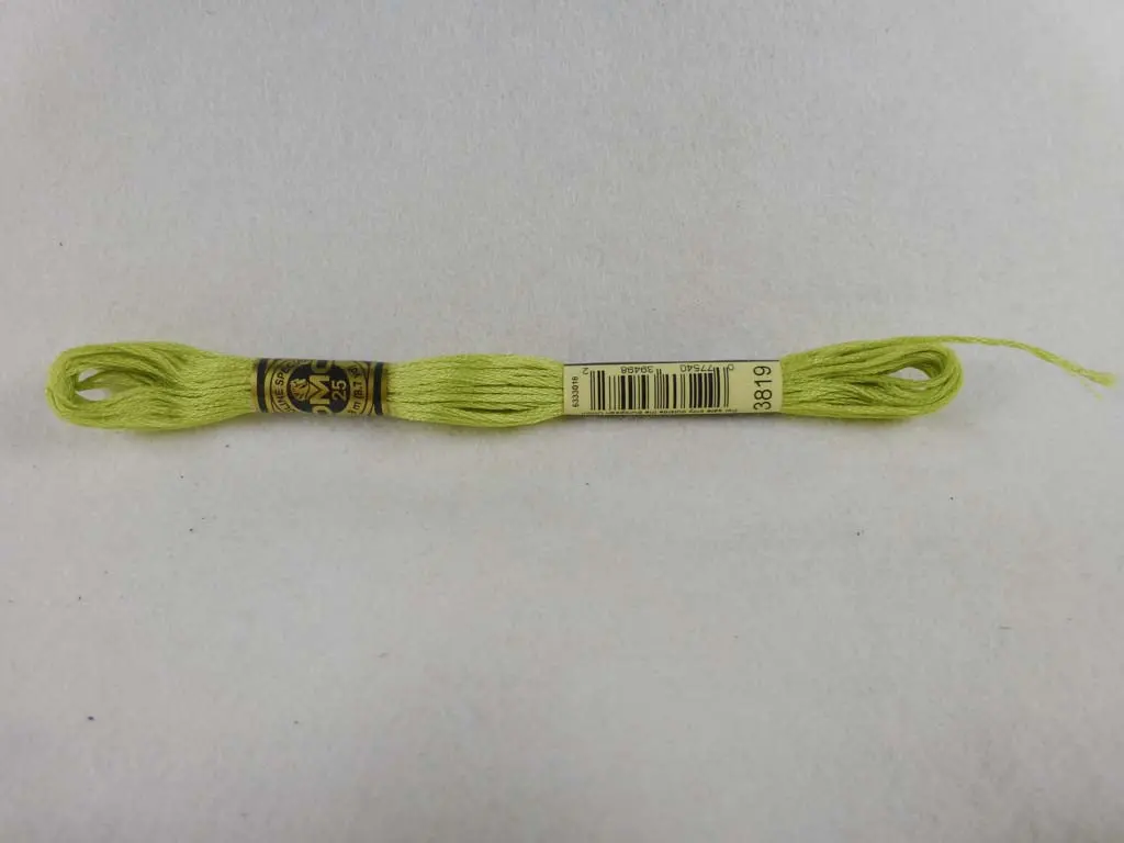Dmc Floss 3819 Light Moss Green 1