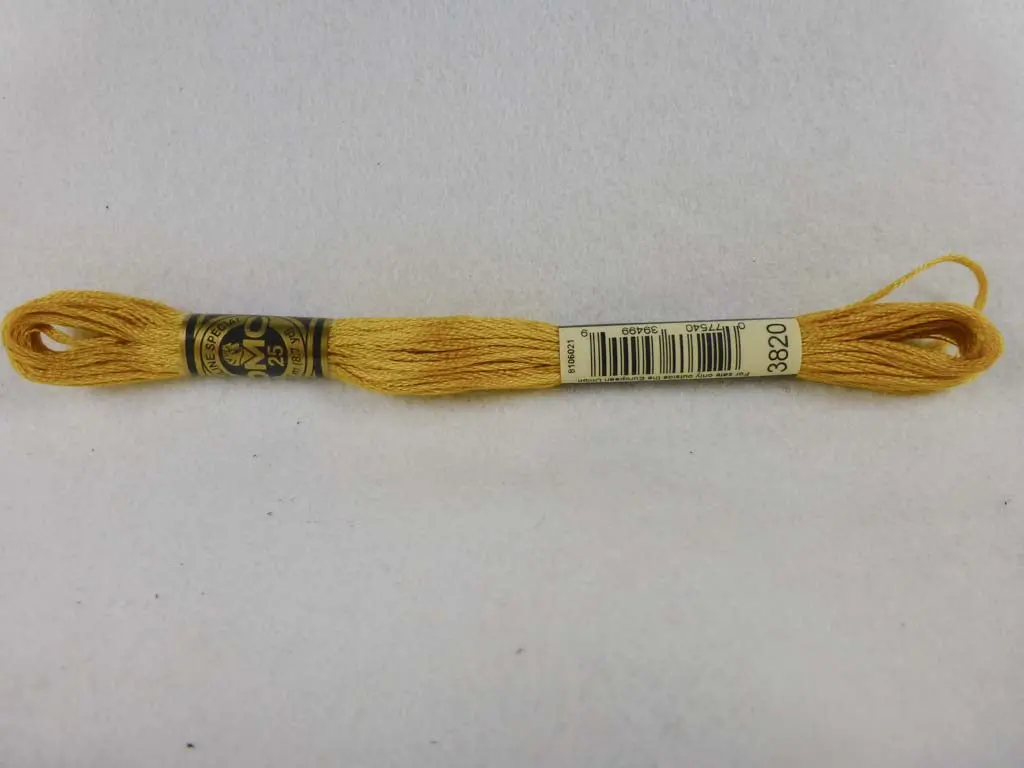 Dmc Floss 3820 Dark Straw 1