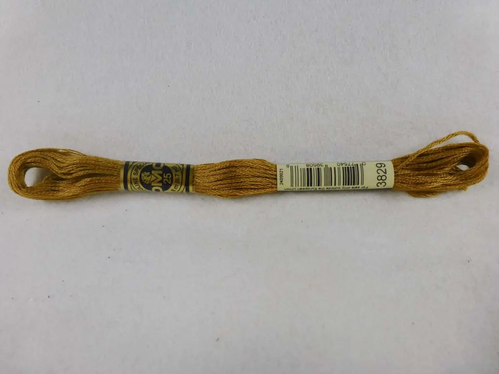 Dmc Floss 3829 Very Dark Old Gold 1