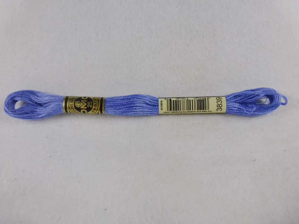Dmc Floss 3839 Medium Lavender Blue 1