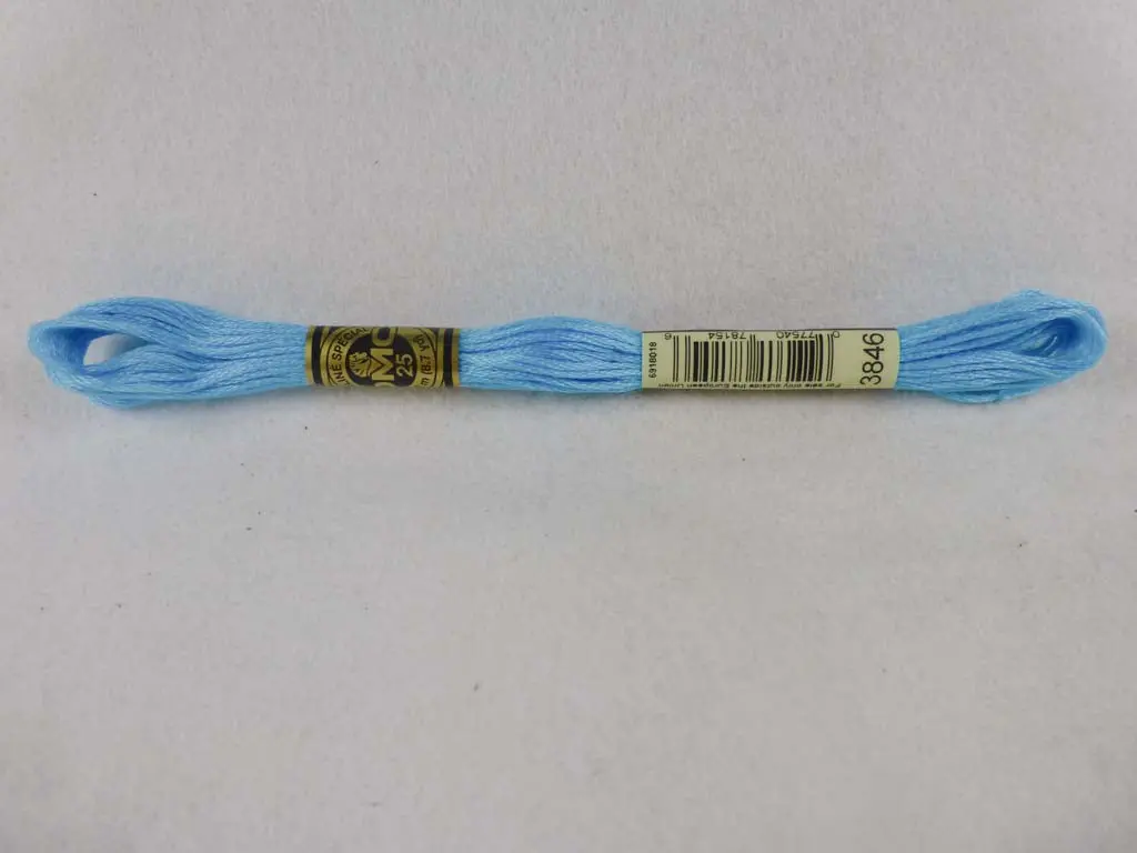Dmc Floss 3846 Light Bright Turquoise 1