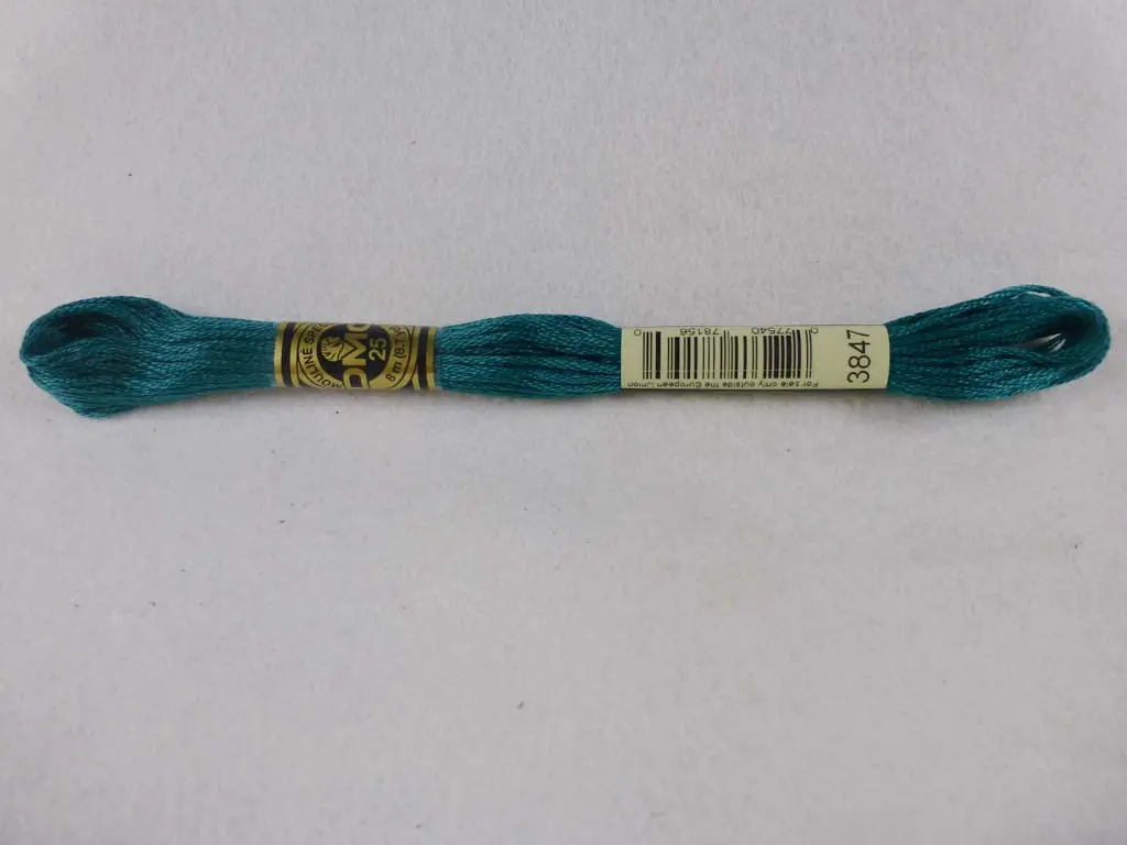 Dmc Floss 3847 Dark Teal Green 1