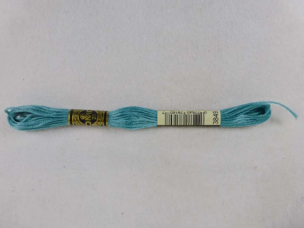 Dmc Floss 3849 Light Teal Green 1