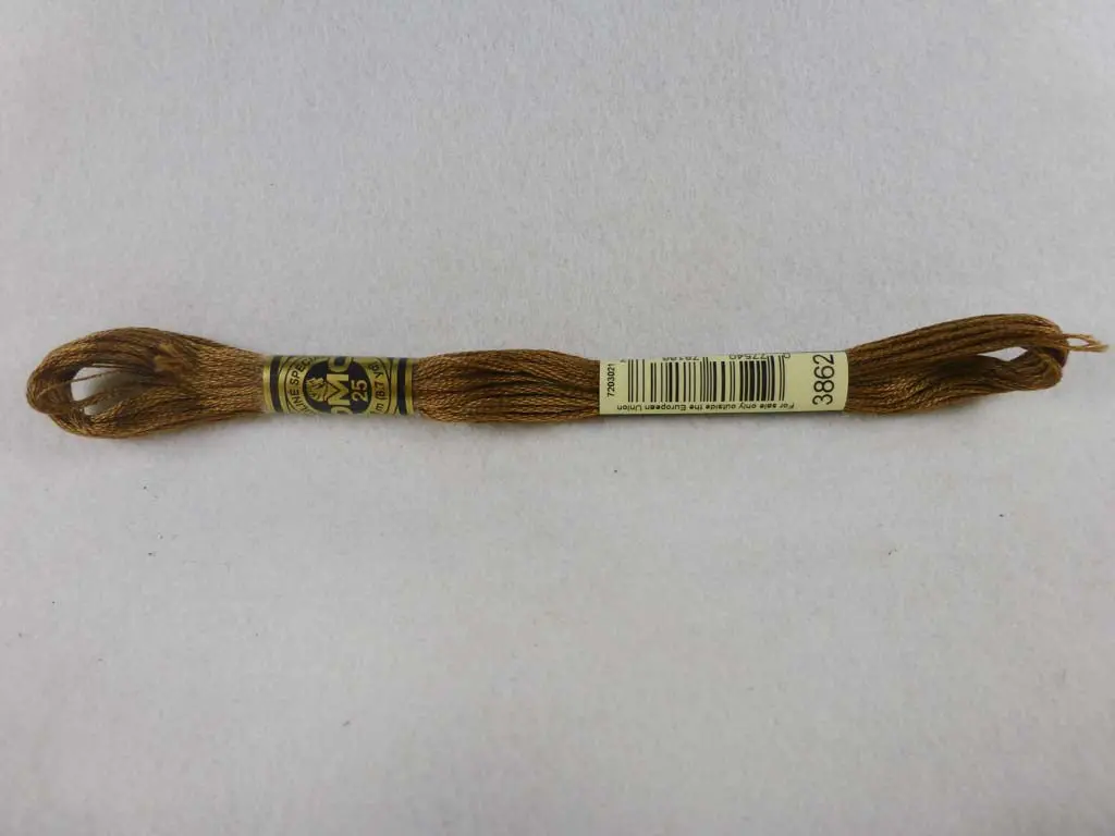 Dmc Floss 3862 Dark Mocha Beige 1
