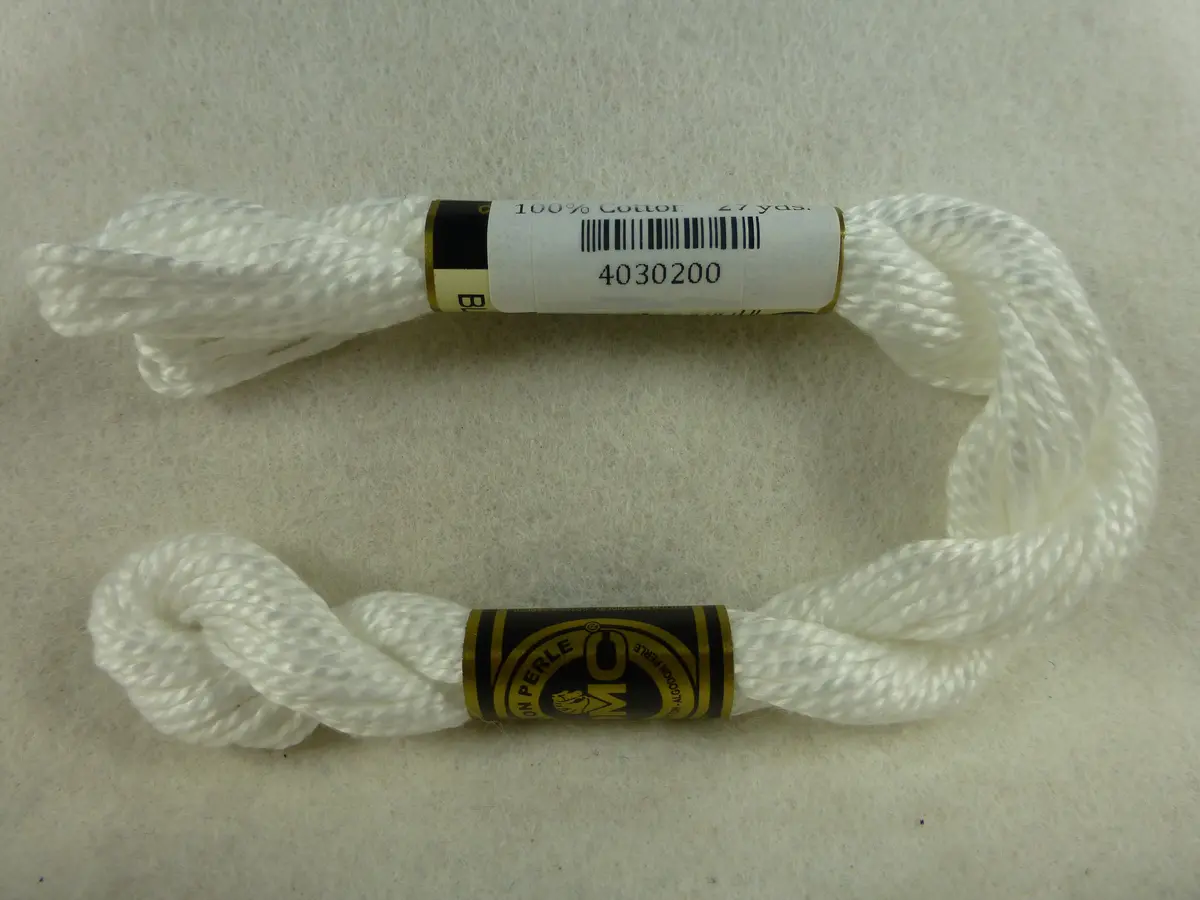 Pearl Cotton #3 White 1