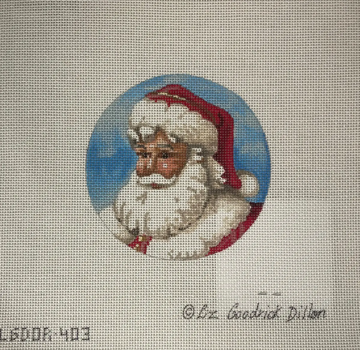 * Liz Goodrick Dillon Lgdor403 Santa Face 1